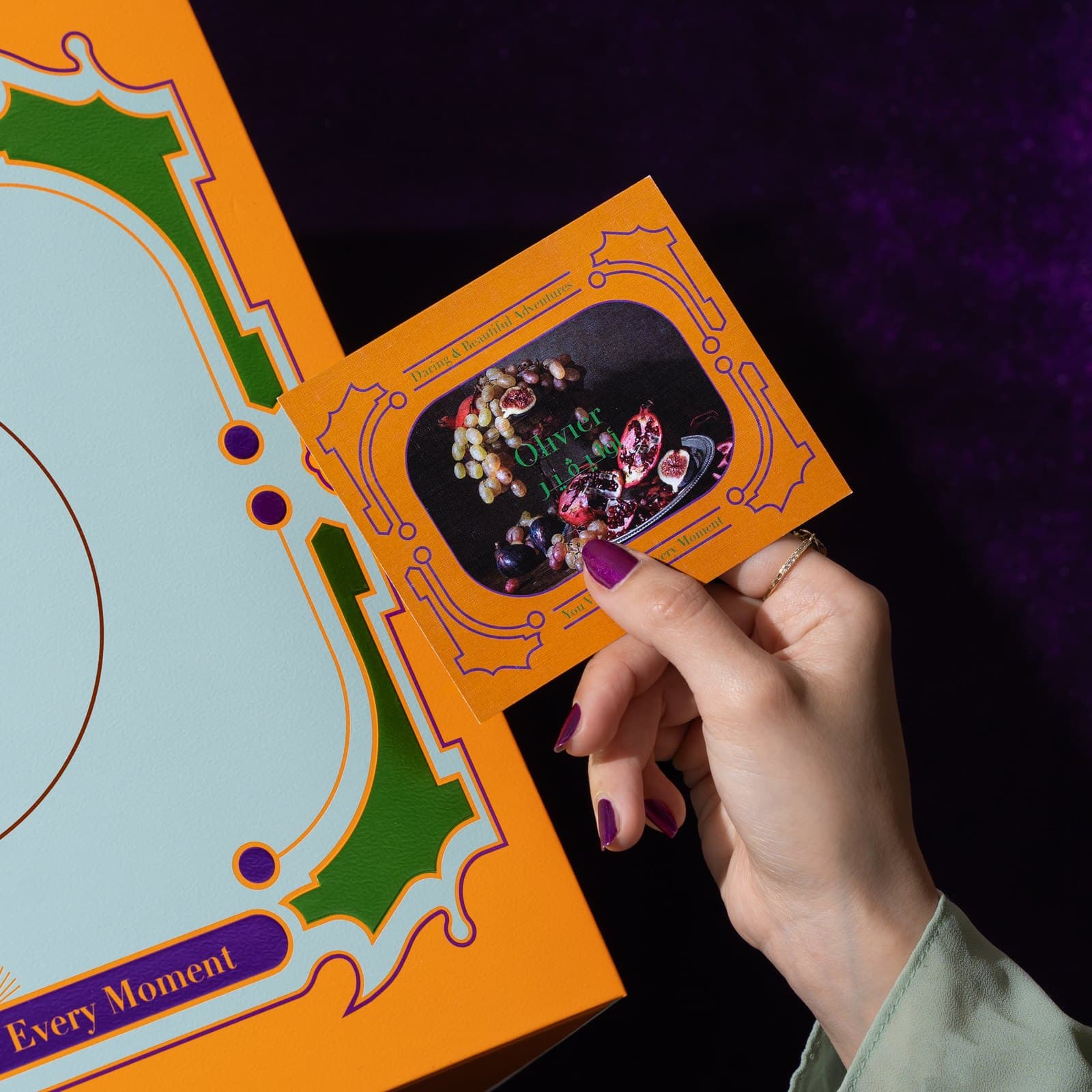 The Olivier card, in hand